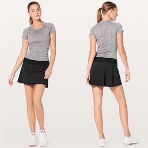 Lululemon Pace Rival Skirt (Tall) *4-way Stretch 15" Black Size 8